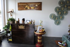 Receptionen i Wanjan Thaimassage